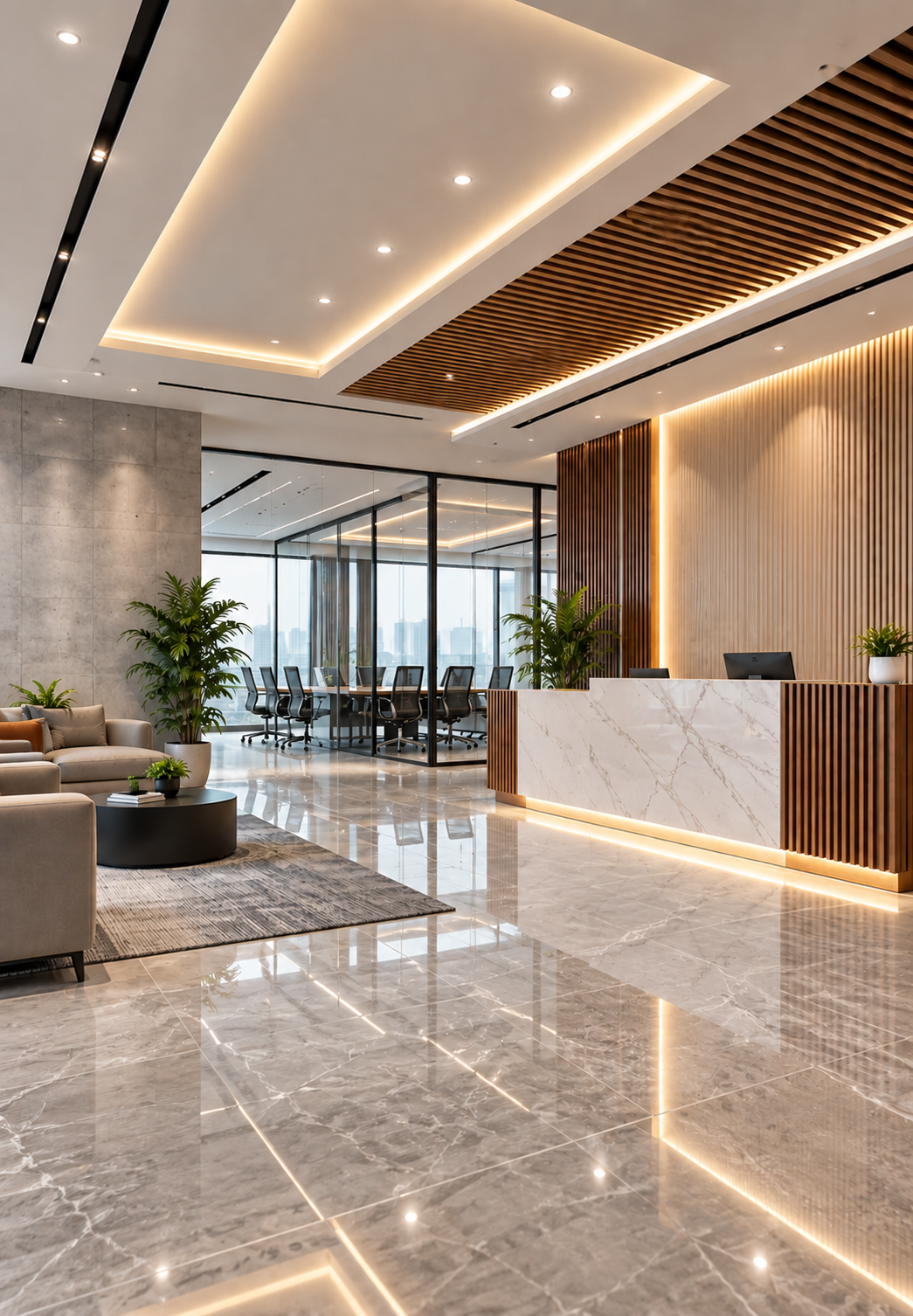 False Ceiling & Flooring